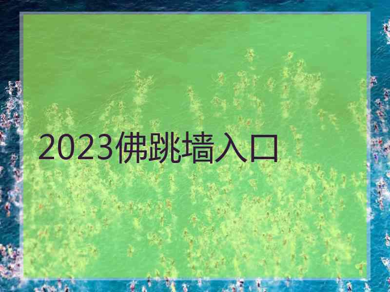 2023佛跳墙入口